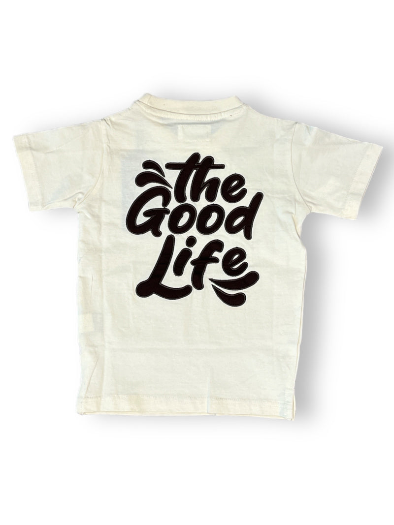 FWRD Kids 'Life is Good' T-Shirt  (Cream) FW-180431LK - FRESH N FITTED-2 INC