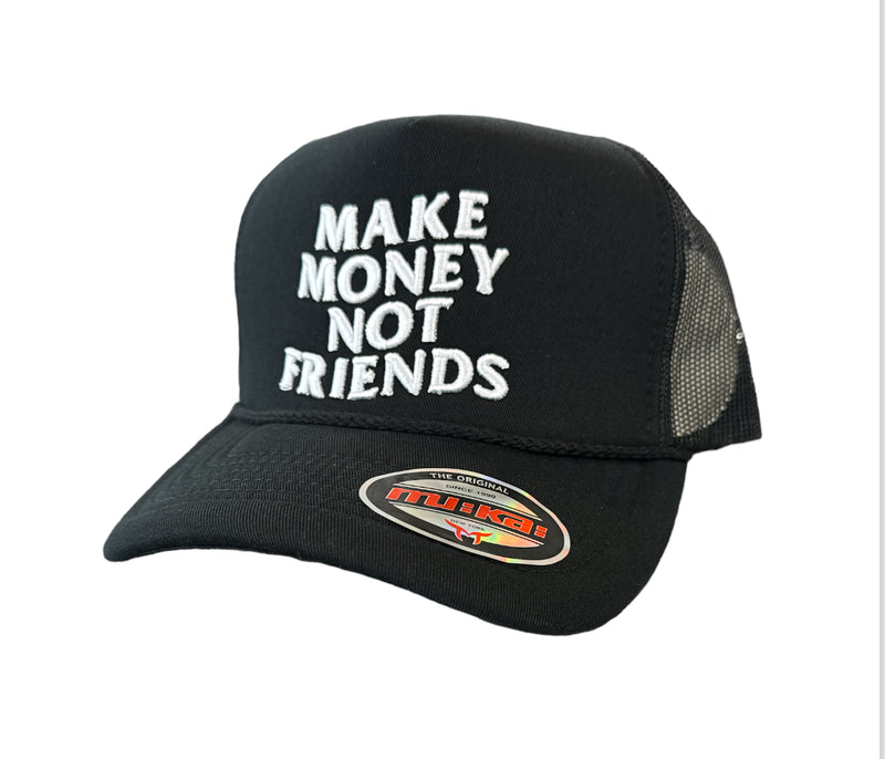 Muka 'Make Money' Trucker Hat (Black) MUN2251 - Fresh N Fitted Inc 2