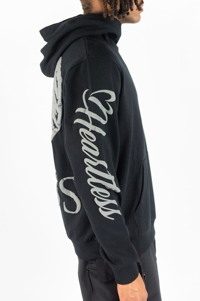 Rebel Minds 'Heartless' Hoodie (Black) 152-321