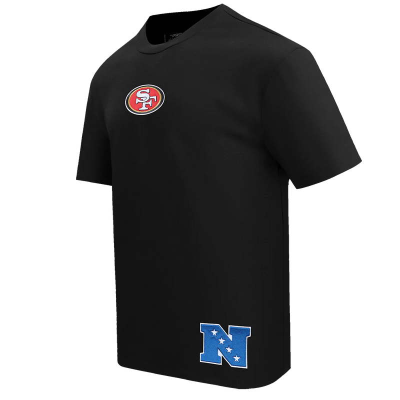 Pro Standard 'San Francisco 49ers Wingspan' Drop Shoulder T-Shirt (Black) FS41410470