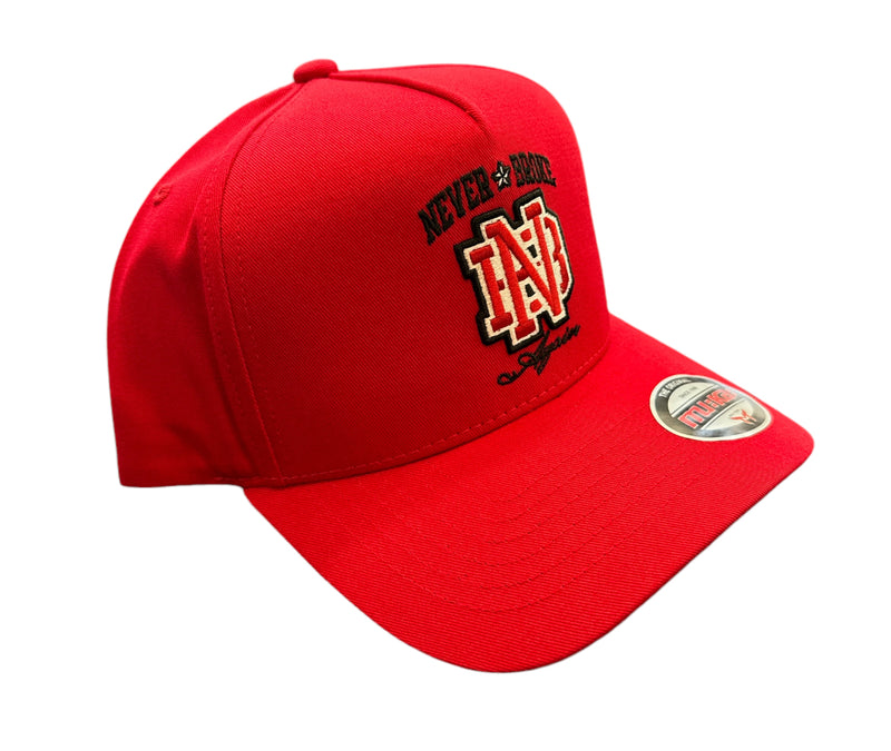 Muka 'Never Broke Again' Snapback Hat (Red) S4429