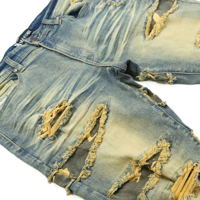 Makobi 'Sassari' Denim (Dirt Wash) M1797