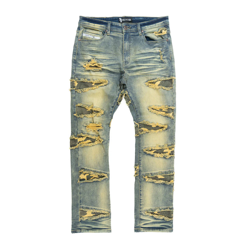 Makobi 'Sassari' Denim (Dirt Wash) M1797