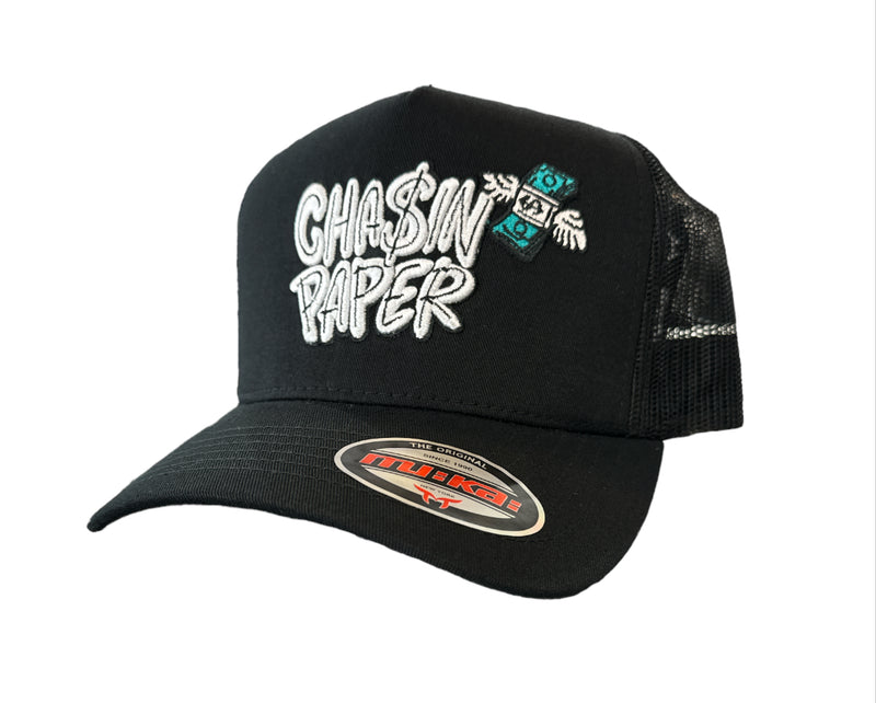 Muka 'Chasin Paper' Trucker Hat (Black) T5403 - Fresh N Fitted Inc 2