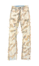 Taker 'Distress Camo Pattern' Stack Denim (Tint) T4052 - FRESH N FITTED