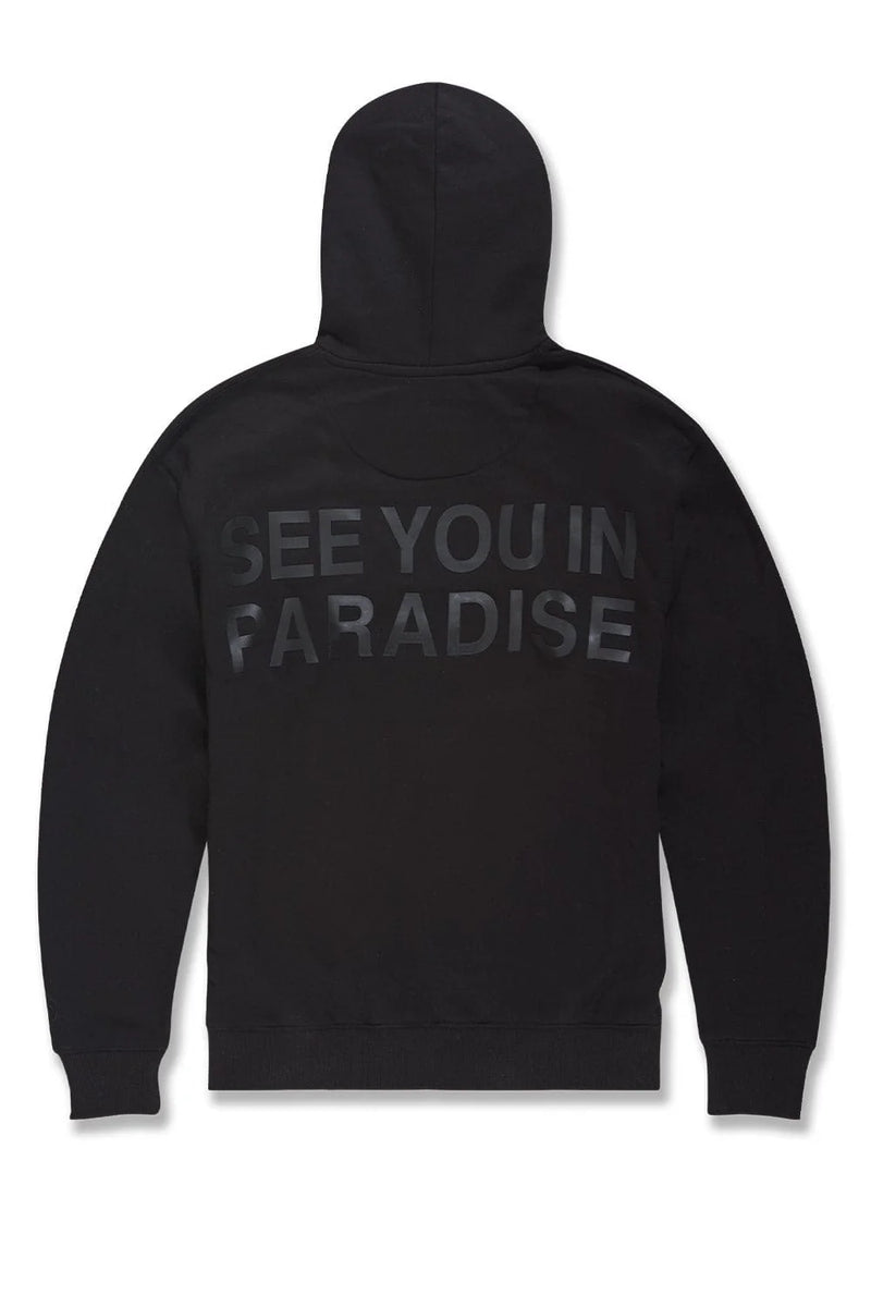 Jordan Craig 'Paradise' Tonal Pullover Hoodie (Black) 8862H