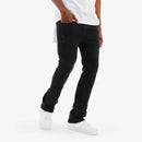 Copper Rivet '3D Whiskered' Flare Twill Denim (Black) 533205 - FRESH N FITTED