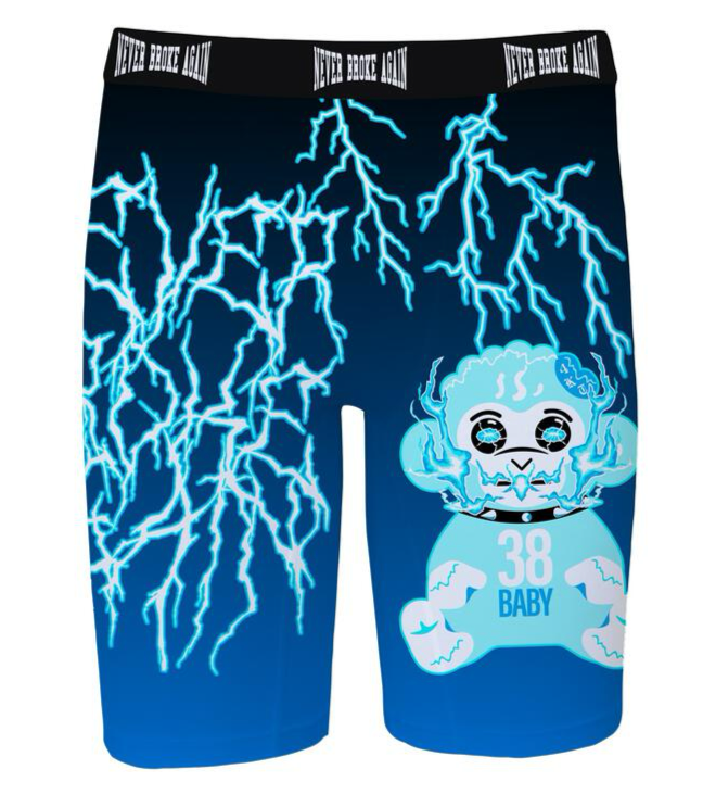 Never Broke Again 'Monkey Lightning' Boxers - FRESH N FITTED-2 INC