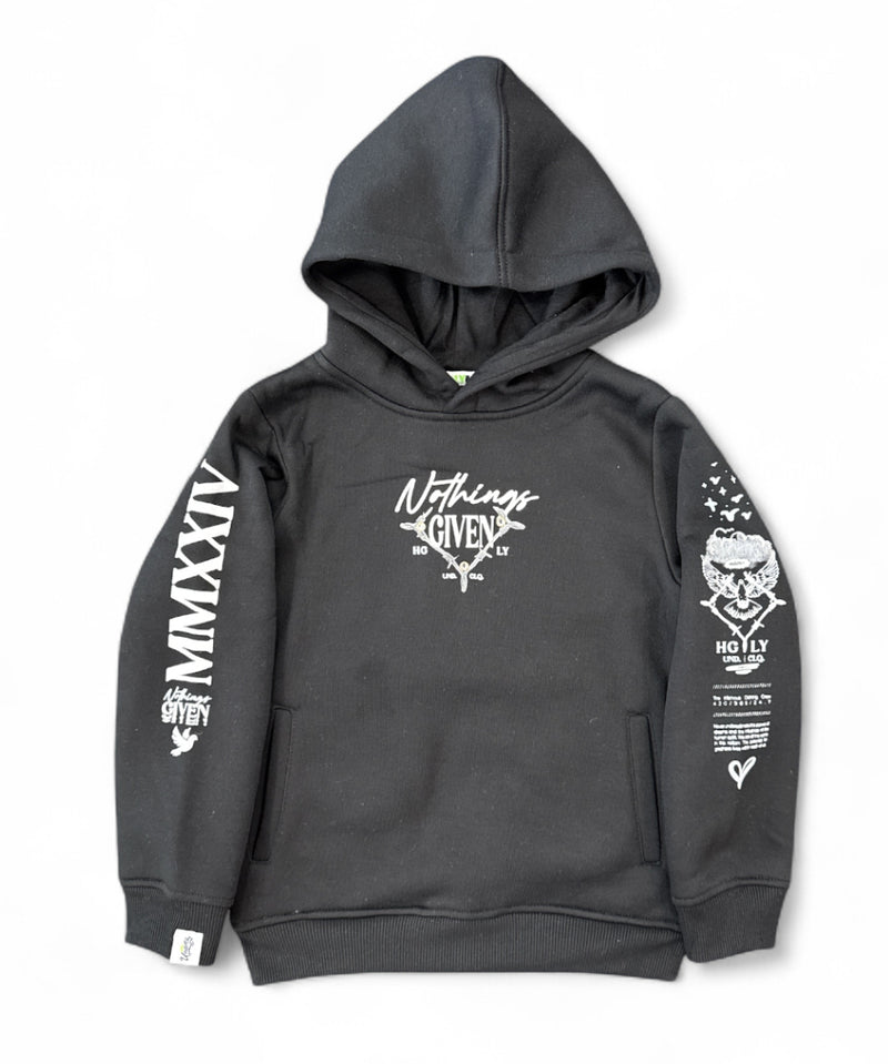 Highly Undrtd Kids 'Given' Hoodie (Black) UF5601K