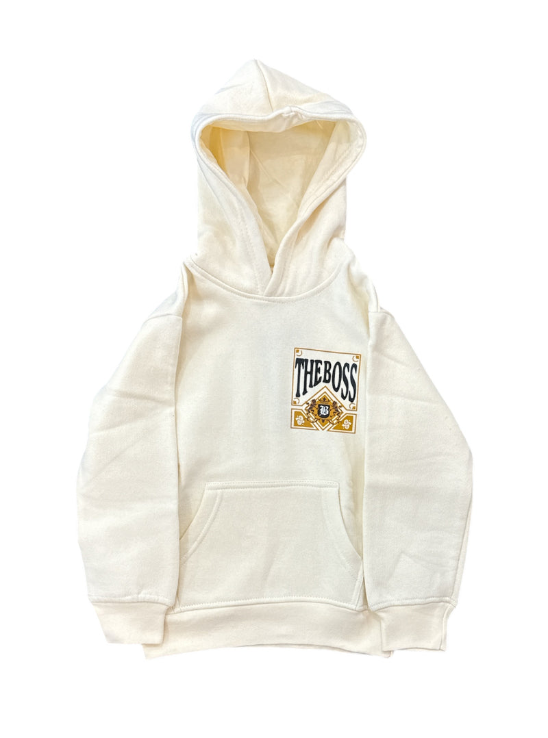 FWRD Kids 'Boss' Fleece Pullover Hoodie (Natural/Timber) FW-10545K