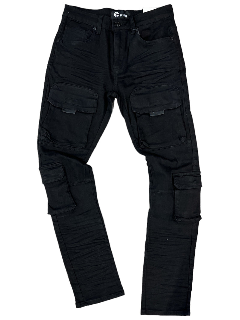 Octagon 'Cargo' Camo Utility Pants (Jet Black) OT1706