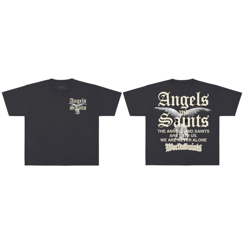 Saint Studio "Angel & Demons"  T-Shirt (Charcoal)