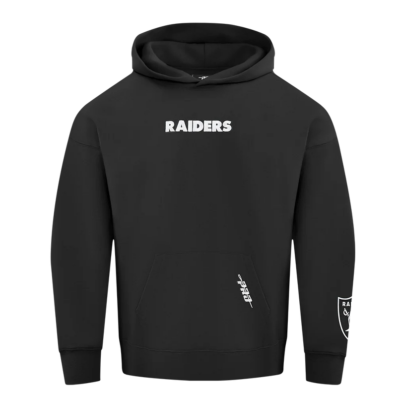 Pro Standard 'Las Vegas Raiders Wingspan' Drop Shoulder Hoodie (Black) FOR5410450