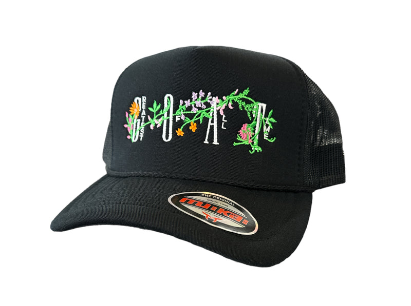 Muka 'GOAT' Trucker Hat (Black) T5407 - Fresh N Fitted Inc 2