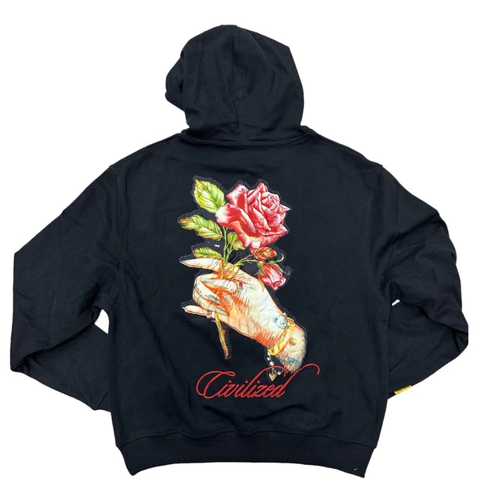 Civilized 'Hand Rose' Hoodie - Fresh N Fitted Inc