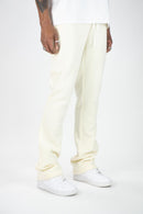 Rebel Minds Sweats Stacked Pants (Cream) 100-475