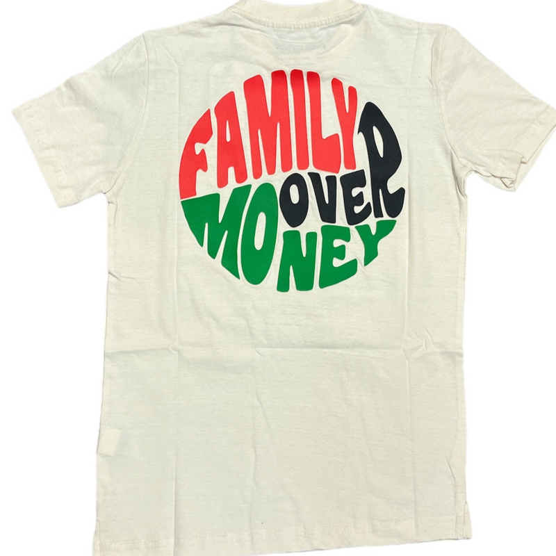 Evolution Kids 'Family Over Money' T-Shirt