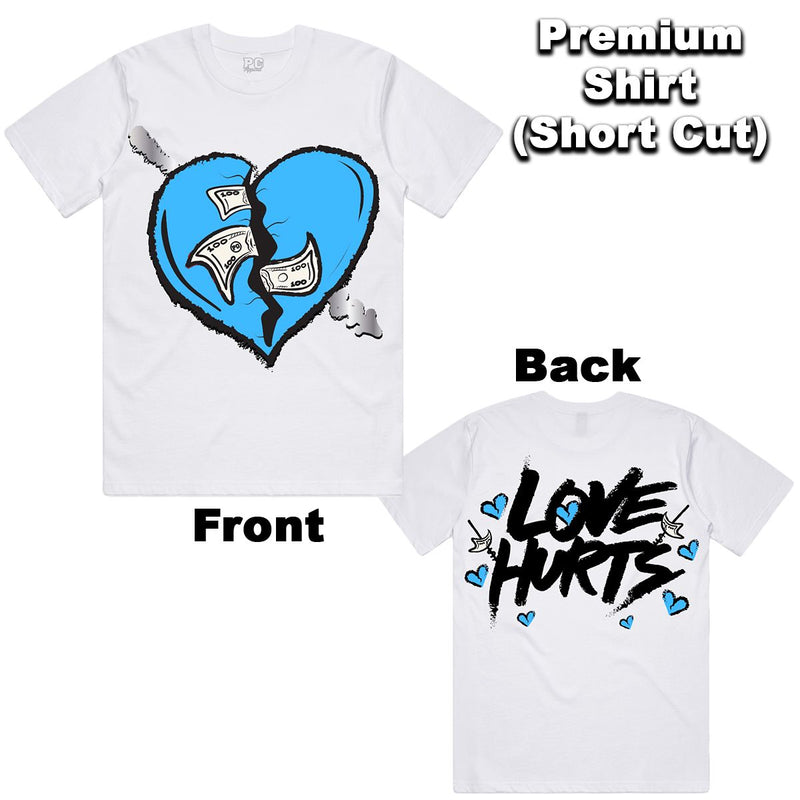PG Apparel 'Love Hurts' T-Shirt (White) LH100 - FRESH N FITTED