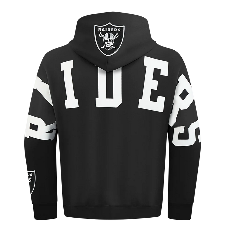 Pro Standard 'Las Vegas Raiders Wingspan' Drop Shoulder Hoodie (Black) FOR5410450