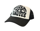 7M 'FUEGO' Trucker Hat (White/Black) - FRESH N FITTED