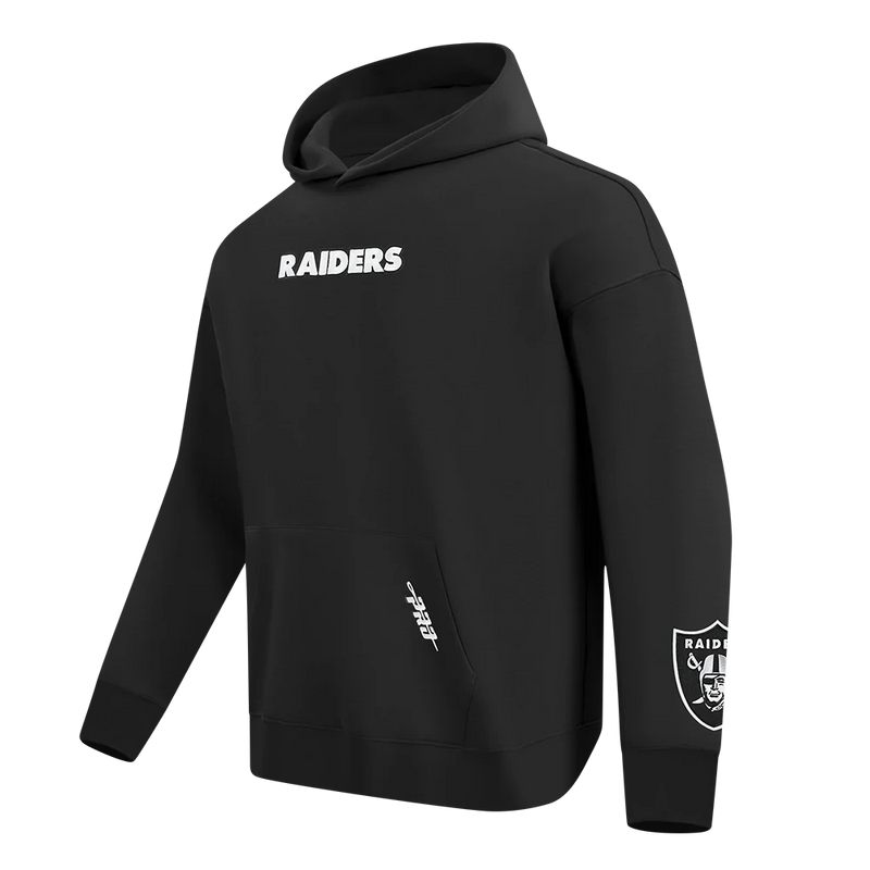 Pro Standard 'Las Vegas Raiders Wingspan' Drop Shoulder Hoodie (Black) FOR5410450