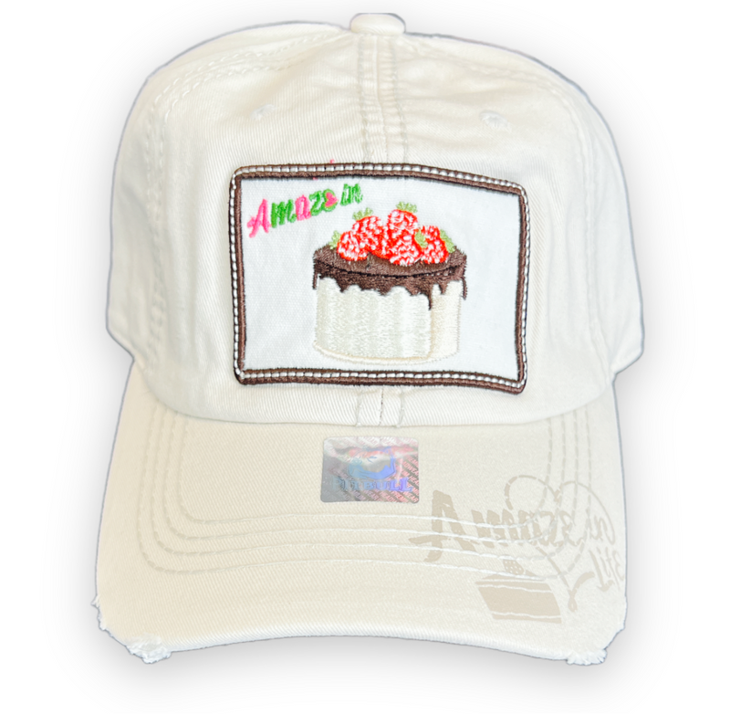 Pitbull Amaze In Life 'Cake7 Patch' Washed Cotton Hat (Stone) FD3ICK7ST - FRESH N FITTED-2 INC