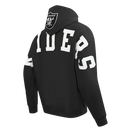 Pro Standard 'Las Vegas Raiders Wingspan' Drop Shoulder Hoodie (Black) FOR5410450 - FRESH N FITTED