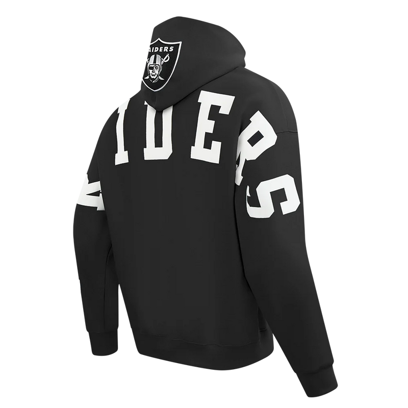 Pro Standard 'Las Vegas Raiders Wingspan' Drop Shoulder Hoodie (Black) FOR5410450