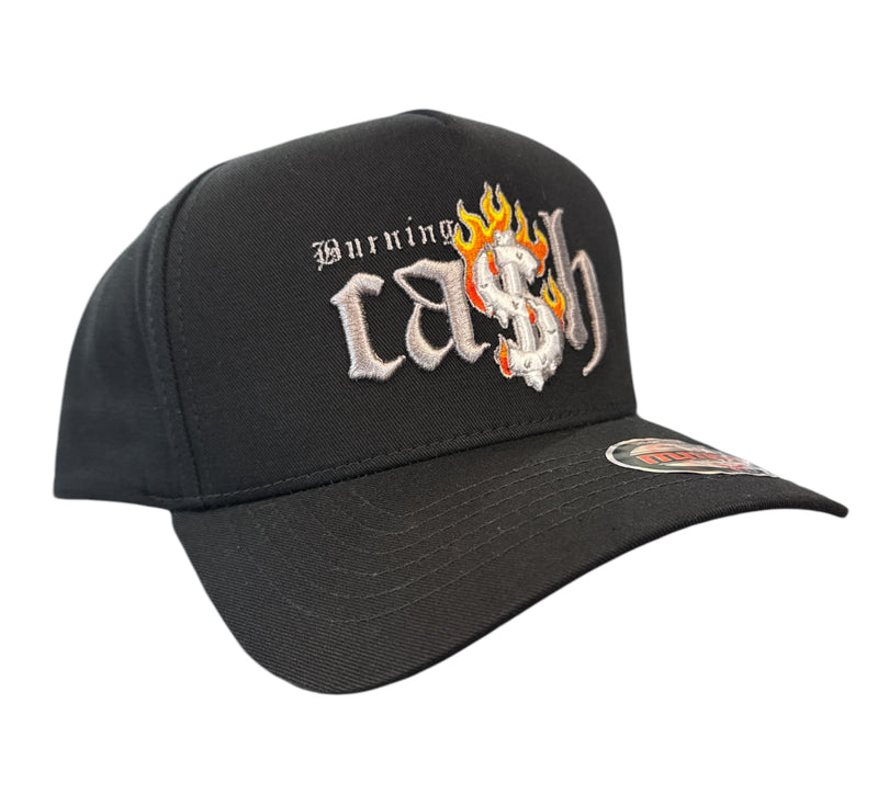 MUKA 'Burning Cash' Snapback Hat (Black) S4455