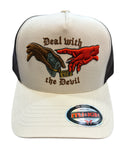 Muka 'Deal With It' Trucker Hat (Ivory/Brown) T5447 - FRESH N FITTED