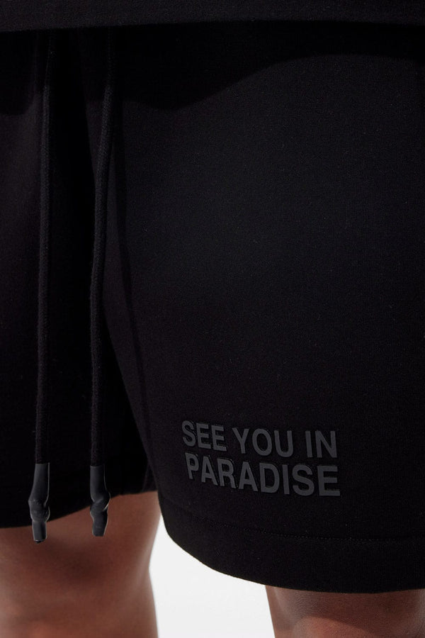 Jordan Craig 'Paradise' Shorts (Black) 9097S - FRESH N FITTED-2 INC