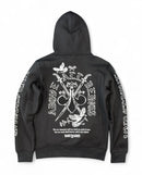 Highly Undrtd 'Above All' Rhinestone Zip-Up Hoodie (Black) UF5604