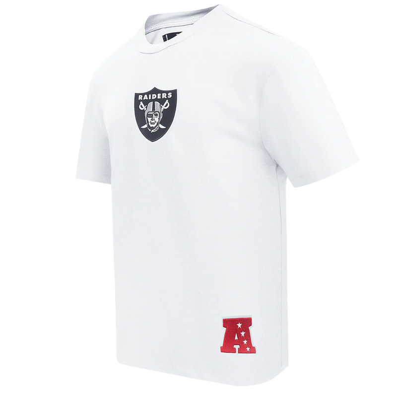 Pro Standard 'Las Vegas Raiders Wingspan' Drop Shoulder T-Shirt (White) FS41410452