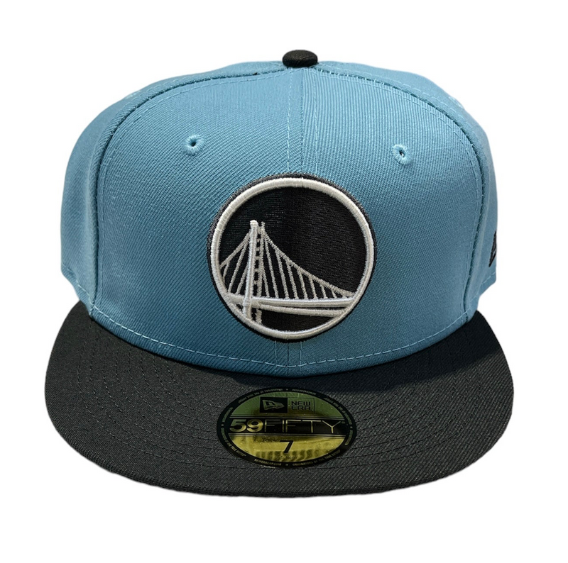 NEW ERA 59Fifty 'Golden State Warriors' Fitted (Sky Blue/Gray w L.Gray Under Brim) - FRESH N FITTED-2 INC