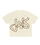 KML ‘SCRIPT’ T-Shirt (Bone) - Fresh N Fitted Inc 2
