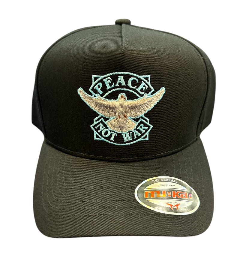 Muka 'Peace Not War' Snapback Hat (Black) S4411