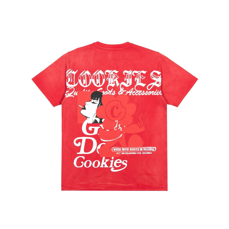 Cookies 'Florist' T-Shirt (Washed Red) CM251KST01