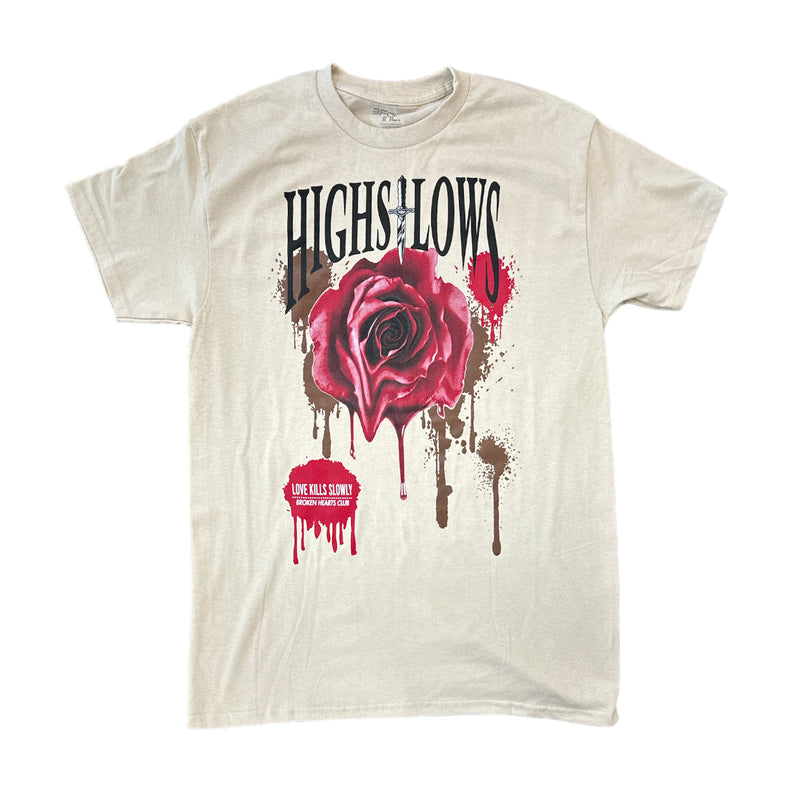 3Forty Inc. 'Highs & Lows' T-Shirt (Beige) - Fresh N Fitted Inc