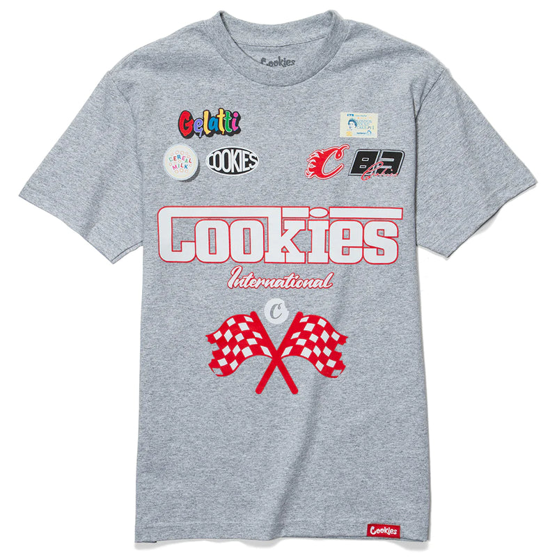 Cookies 'Enzo' T-Shirt (Grey) - Fresh N Fitted Inc
