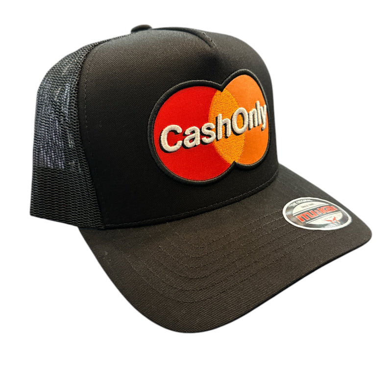 Muka 'Cash Only' Trucker Hat (Black) T5445