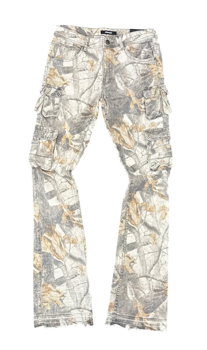 Kind Red Essential Camo Stacked Pants (Snow Fall Camo) KD2045B