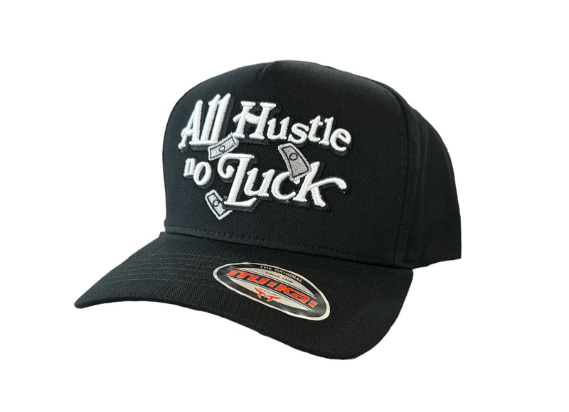 Muka 'All Hustle' Snapback Hat (Black) S4406 - Fresh N Fitted Inc 2