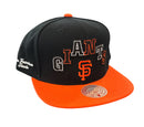 Mitchell & Ness 'San Francisco Giants MLB Uprise' Snap Back Hat (Black) HS10481 - FRESH N FITTED