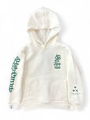 Highly Undrtd Kids 'CLTVTD BOTANICAL' Hoodie (Ivory/Green) UF5606K