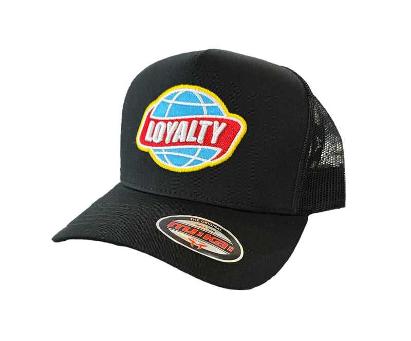 Muka 'Loyalty' Trucker Hat (Black) T5402 - Fresh N Fitted Inc 2