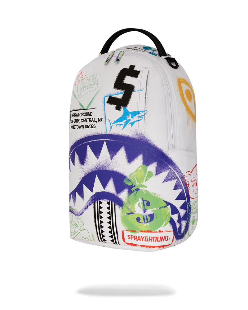 SPRAYGROUND 'SHARK CENTRAL CUT OUT FOR GREATNESS' Backpack (910B7619NSZ)
