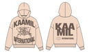 KML INTERNATIONAL Boxy Pullover Hoodie (Cream/Brown)