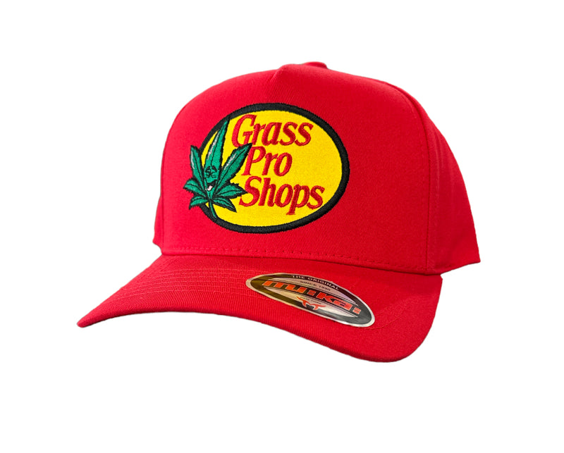Muka 'Grass Pro' Snapback Hat (Red) S4404 - Fresh N Fitted Inc 2