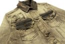 Makobi Kids 'Bergamo' Denim Jacket B1026 (Olive) - Fresh N Fitted Inc 2