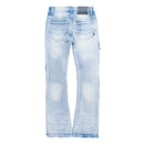 Makobi Kids "Cesare" Stacked Denim (Lt. Wash) B1968